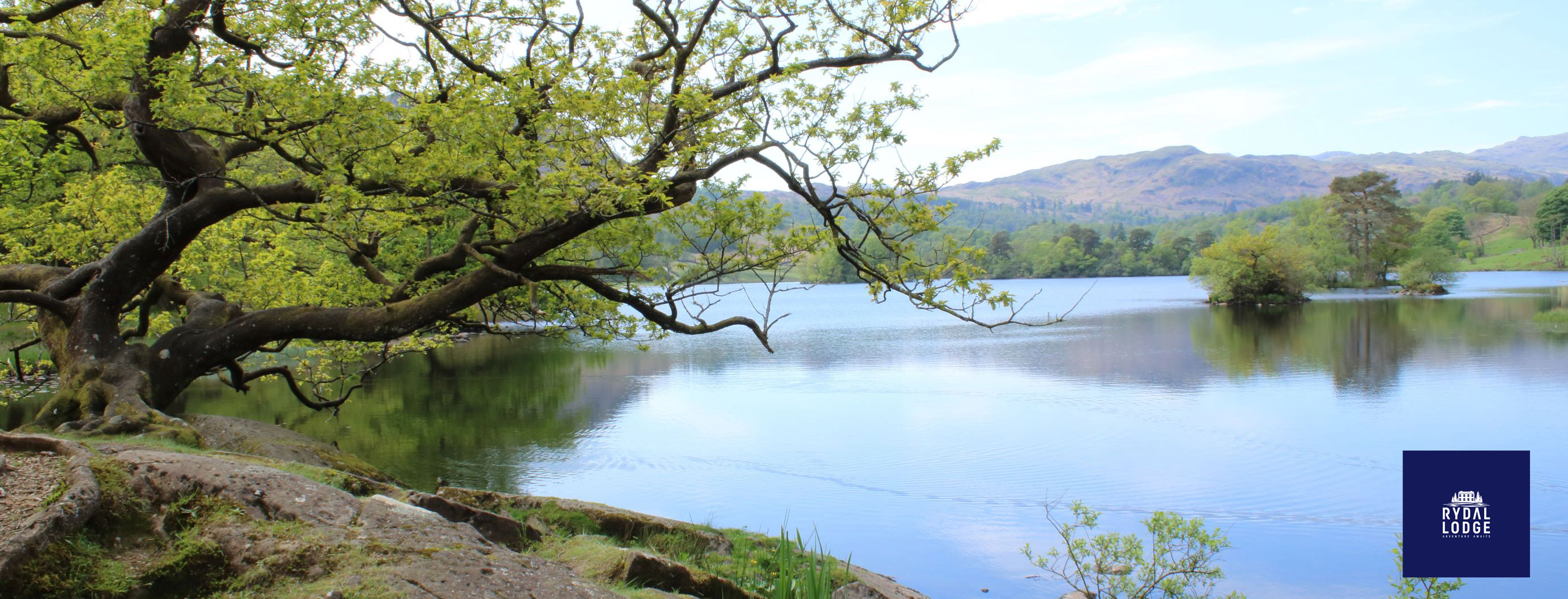 Rydal Water in Rydal, near Ambleside on a Spring morning.